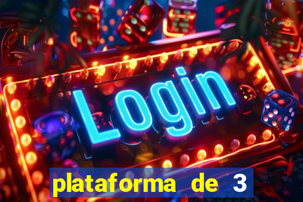 plataforma de 3 reais jogo